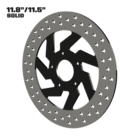 Creed 11" Solid Rotor in Black