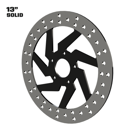 Creed 13" Solid Rotor in Black