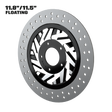 Creed 11" Floating Rotor in Black Contrast Cut