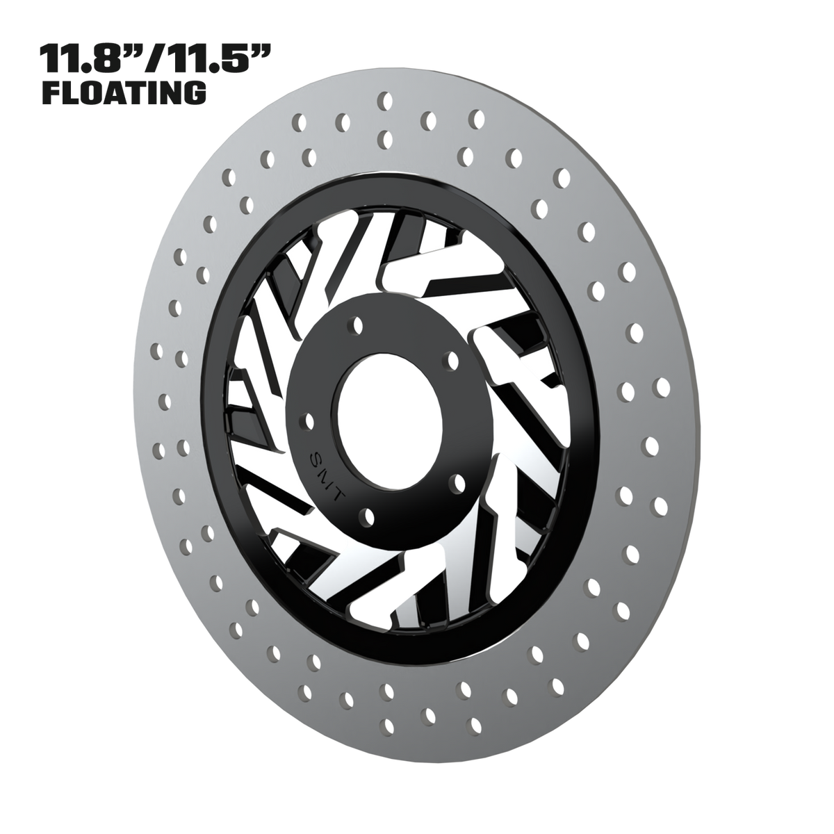 Creed 11" Floating Rotor in Black Contrast Cut