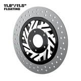 Creed 11" Floating Rotor in Black Contrast Cut