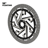 Creed 18" Floating Rotor in Black Contrast Cut