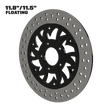 Crusade 11" Floating Rotor in Black