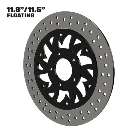 Crusade 11" Floating Rotor in Black