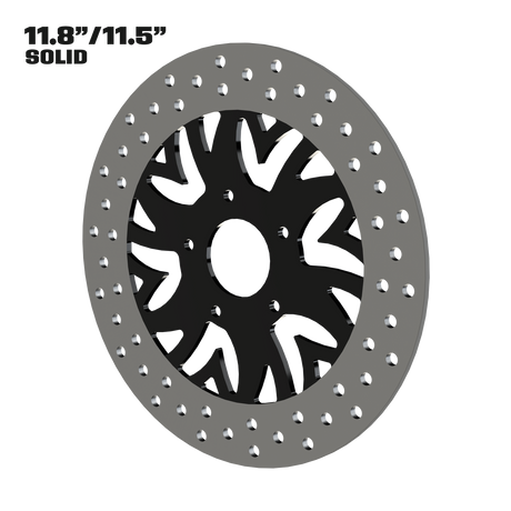 Crusade 11" Solid Rotor in Black