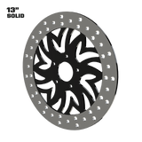 Crusade 13" Solid Rotor in Black