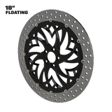 Crusade 18" Floating Rotor in Black