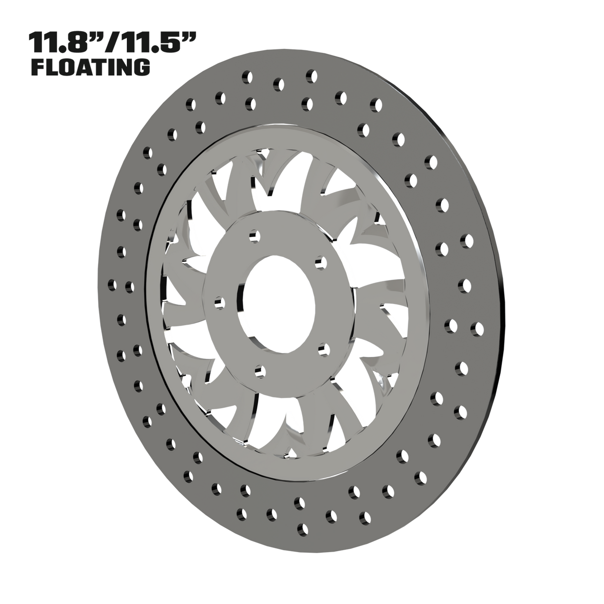 Crusade 11" Floating Rotor in Polished