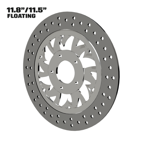 Crusade 11" Floating Rotor in Polished