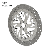 Crusade 18" Floating Rotor in Polished