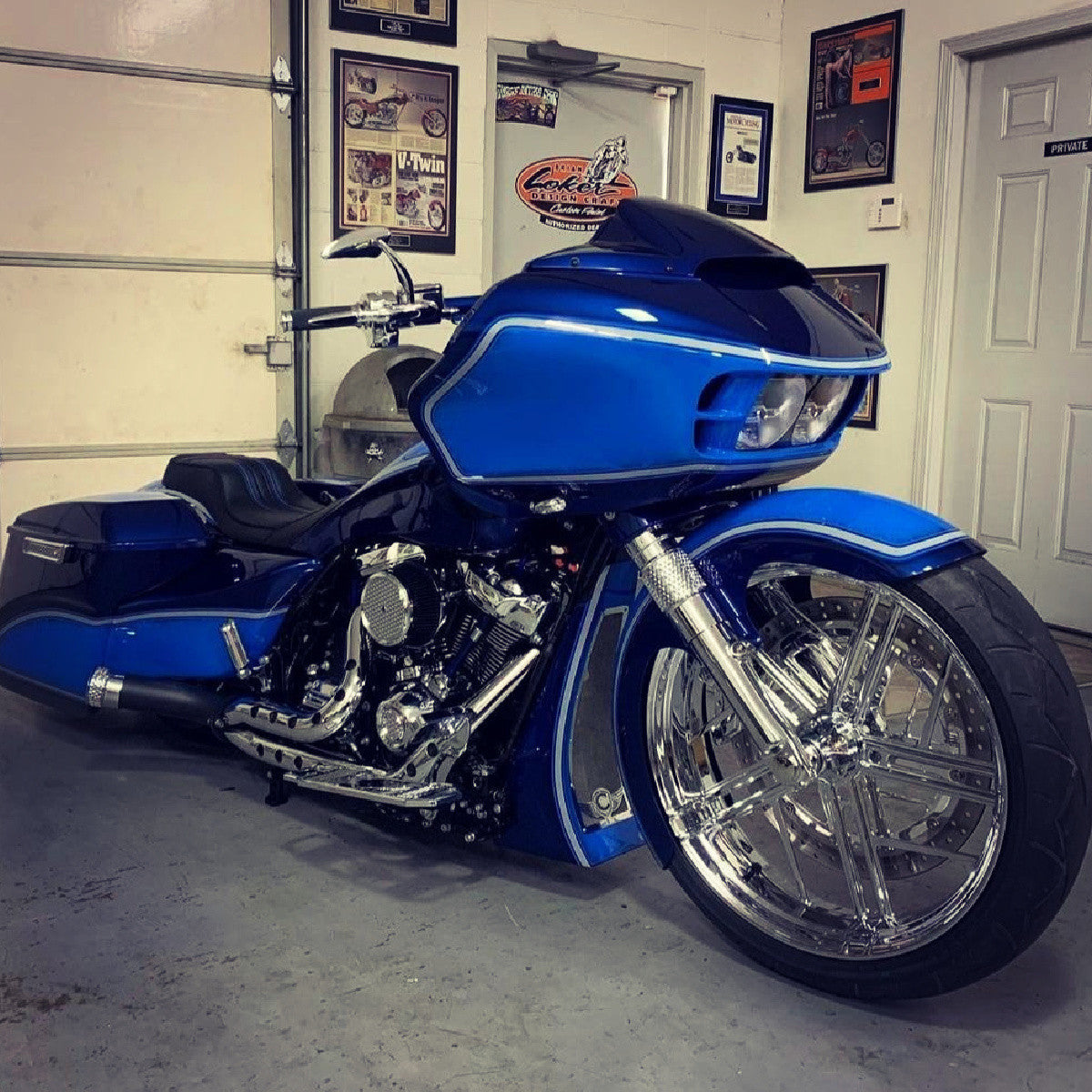 PS.01 Harley V-Rod Chrome Wheels