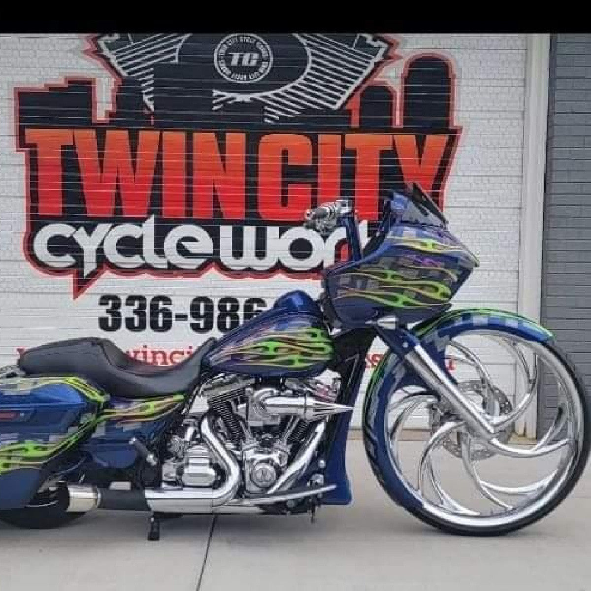 Slinger Harley Touring Chrome Wheels