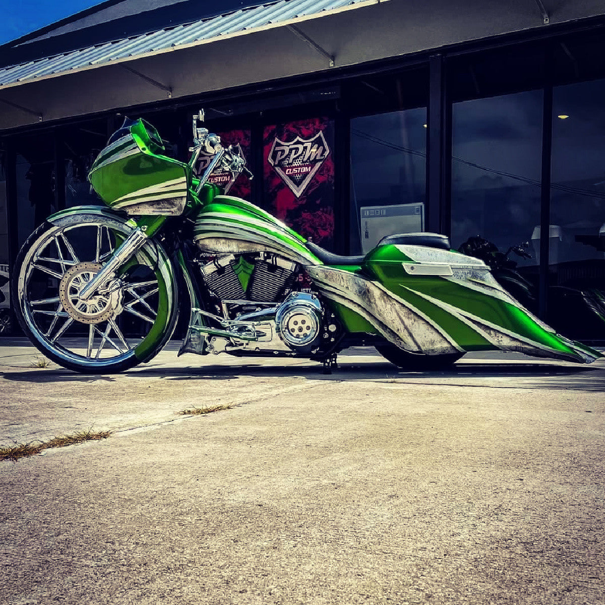 Stiletto Harley Touring Chrome Wheels