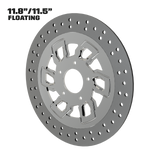 D6 11" floating rotor in polished