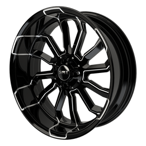 D6 Harley Trike Black Double Cut Wheels