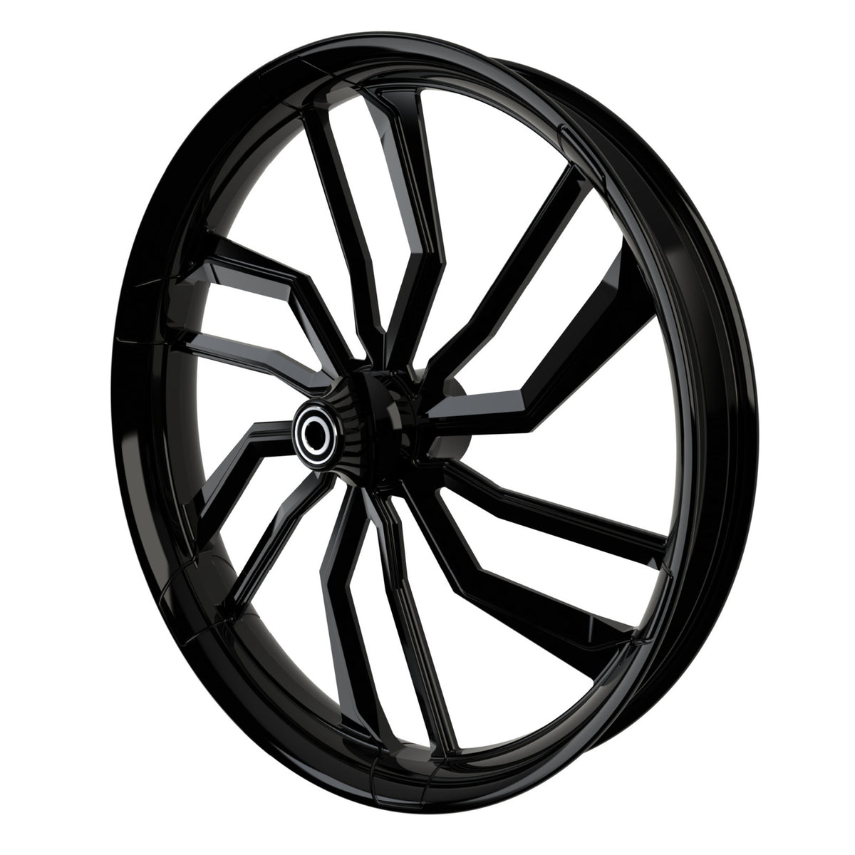 D6 Harley Touring Black Wheels