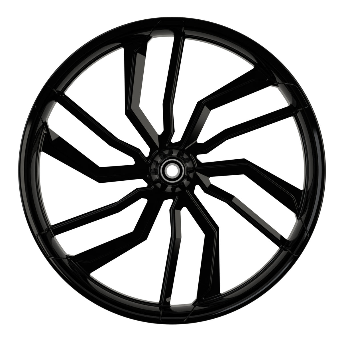 D6 Harley Touring Black Wheels