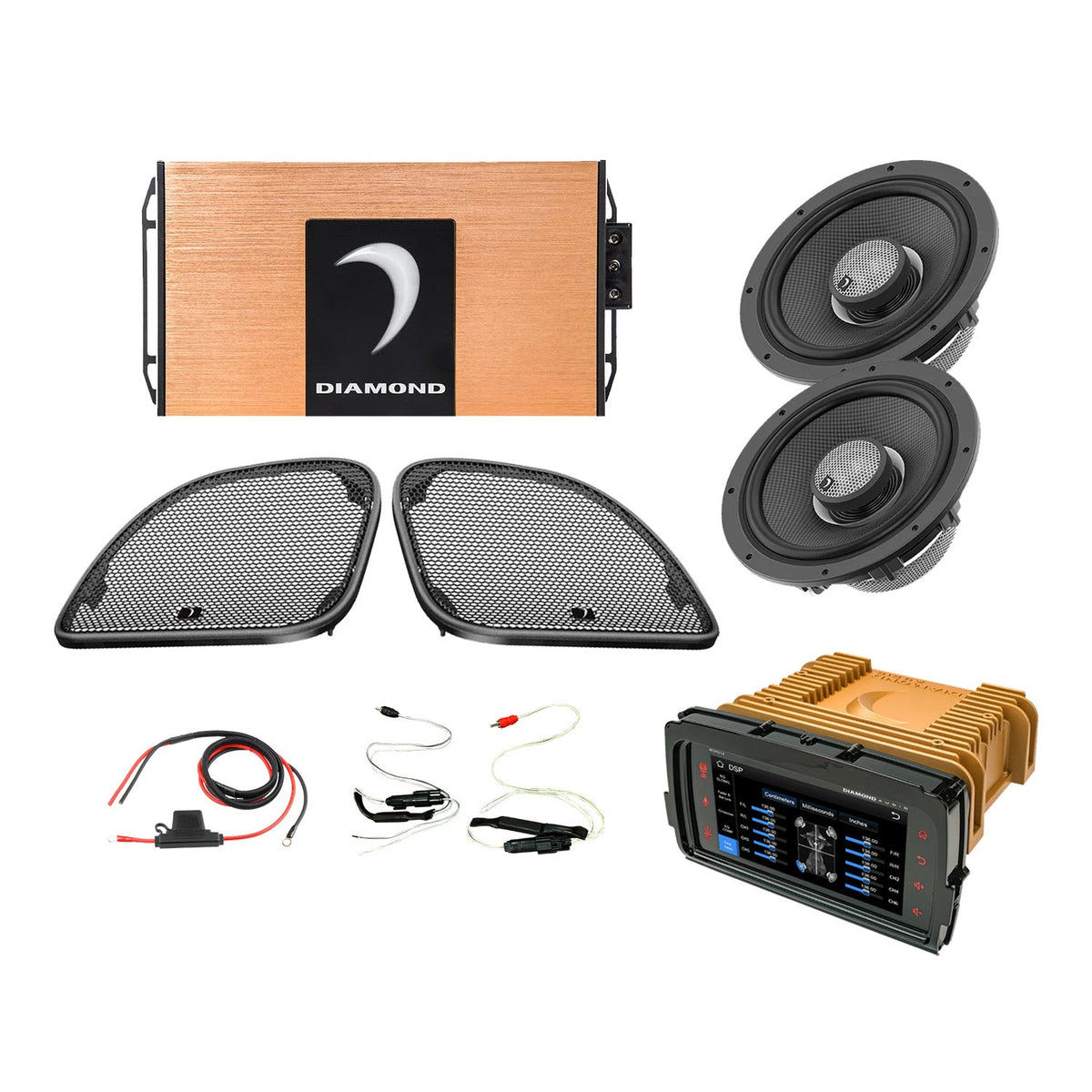 Diamond Audio 14 - 23 Harley Davidson® Road Glide 2-Speaker System - DA1423RGSP1R