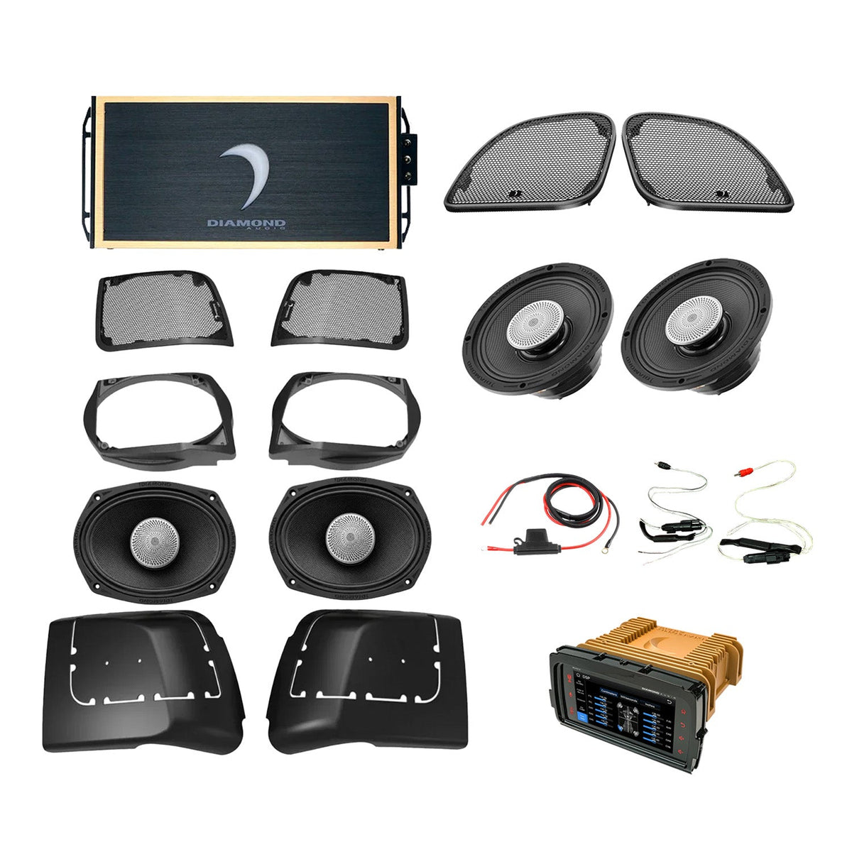 Diamond Audio 14 - 23 Harley Davidson® Road Glide 4-Speaker System - DA1423RGSP5R