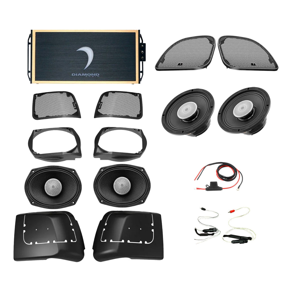 Diamond Audio 14 - 23 Harley Davidson® Road Glide 4-Speaker System - DA1423RGSP5