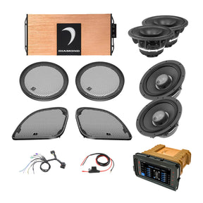Diamond Audio 14 - 23 Harley Davidson® Road Glide 4-Speaker System - DA1423RGTP2R