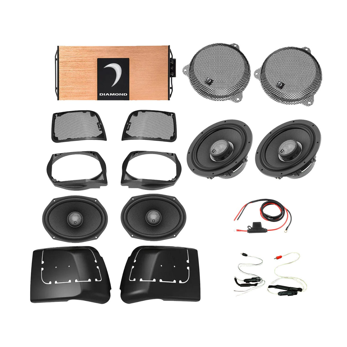 Diamond Audio 14 - 23 Harley Davidson® Street Glide 4-Speaker System - DA1423SGSP3