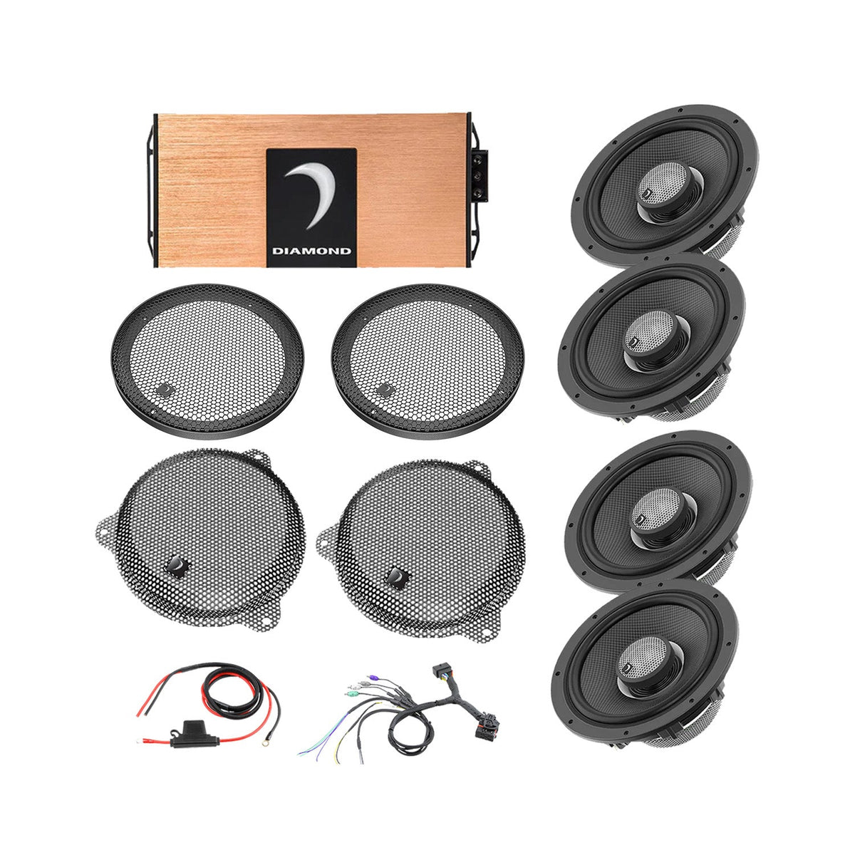 Diamond Audio 14 - 23 Harley Davidson® Street Glide 4-Speaker System - DA1423SGTP1