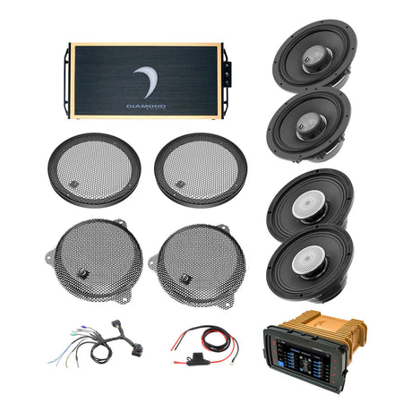 Diamond Audio 14 - 23 Harley Davidson® Street Glide 4-Speaker System - DA1423SGTP3R