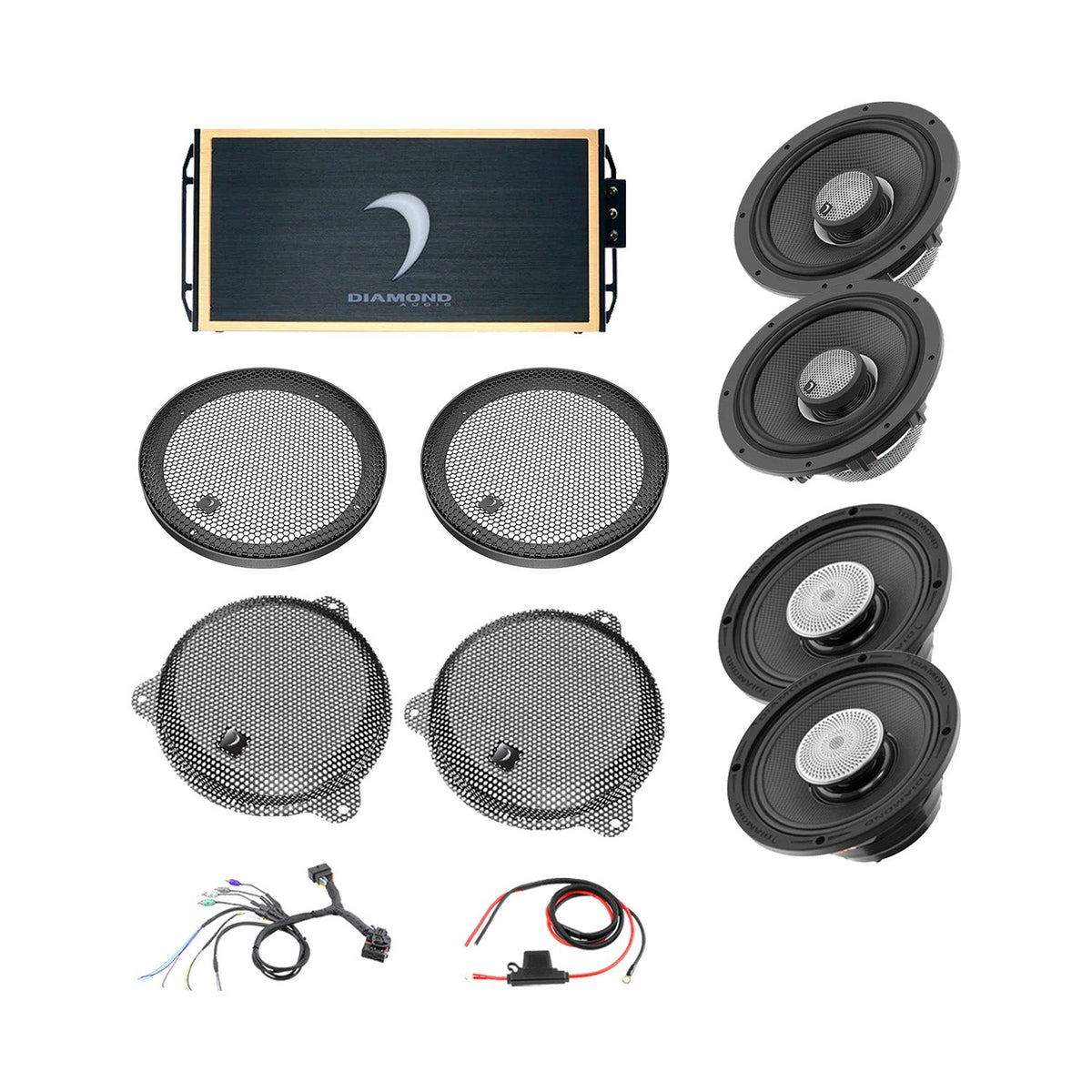 Diamond Audio 14 - 23 Harley Davidson® Street Glide 4-Speaker System - DA1423SGTP3