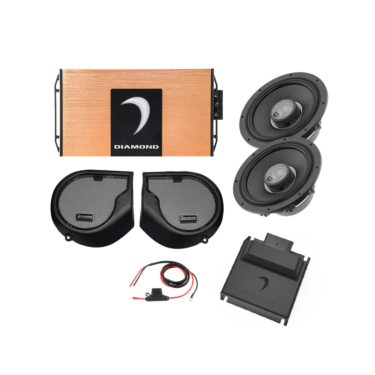 Diamond Audio 2024+ Harley Davidson® Street Glide 2-Speaker System (2Ω) - DA24SGSP1