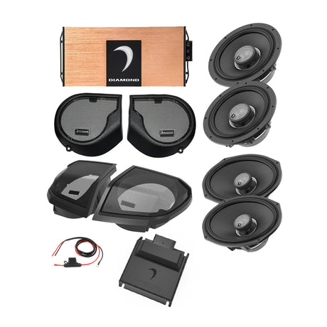 Diamond Audio 24+ Harley Davidson® Street Glide 4-Speaker System - DA24SGSP3