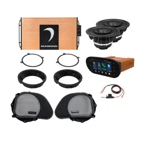Diamond Audio 1998-2013 Harley Davidson® Road Glide 2-Speaker System - DA9813RGSP2R