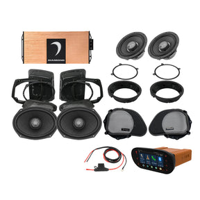 Diamond Audio 98 - 13 Harley Davidson® Road Glide 4-Speaker System - DA9813RGSP3R