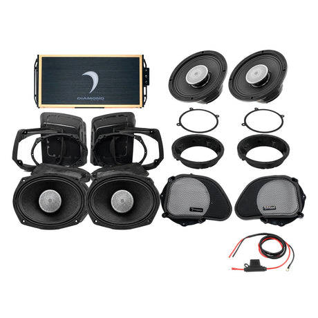 Diamond Audio 98 - 13 Harley Davidson® Road Glide 4-Speaker System - DA9813RGSP5