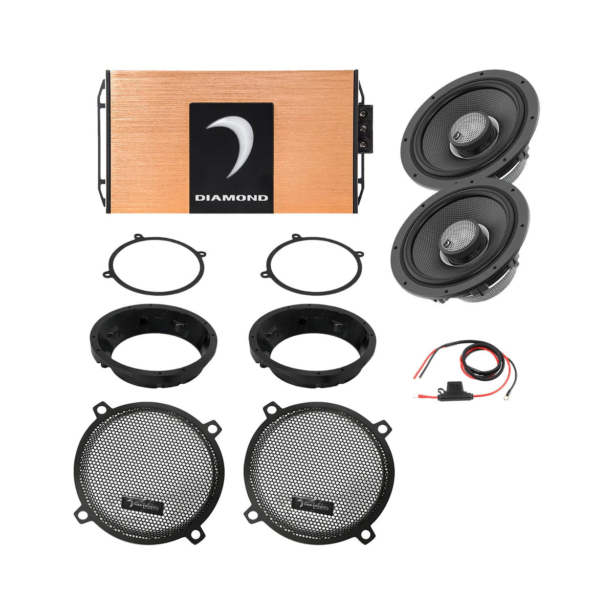 Diamond Audio 98 - 13 Harley Davidson® Street Glide 2-Speaker System - DA9813SGSP1