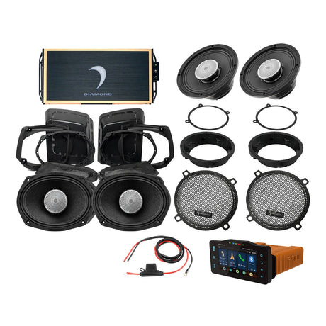 Diamond Audio 98 - 13 Harley Davidson® Street Glide 4-Speaker System - DA9813SGSP5R