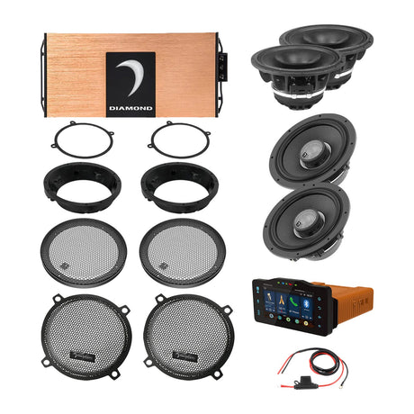 Diamond Audio 98 - 13 Harley Davidson® Street Glide 4-Speaker System - DA9813SGTP2R