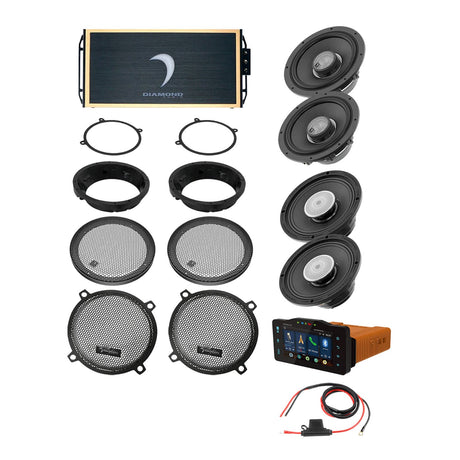 Diamond Audio 98 - 13 Harley Davidson® Street Glide 4-Speaker System - DA9813SGTP3R