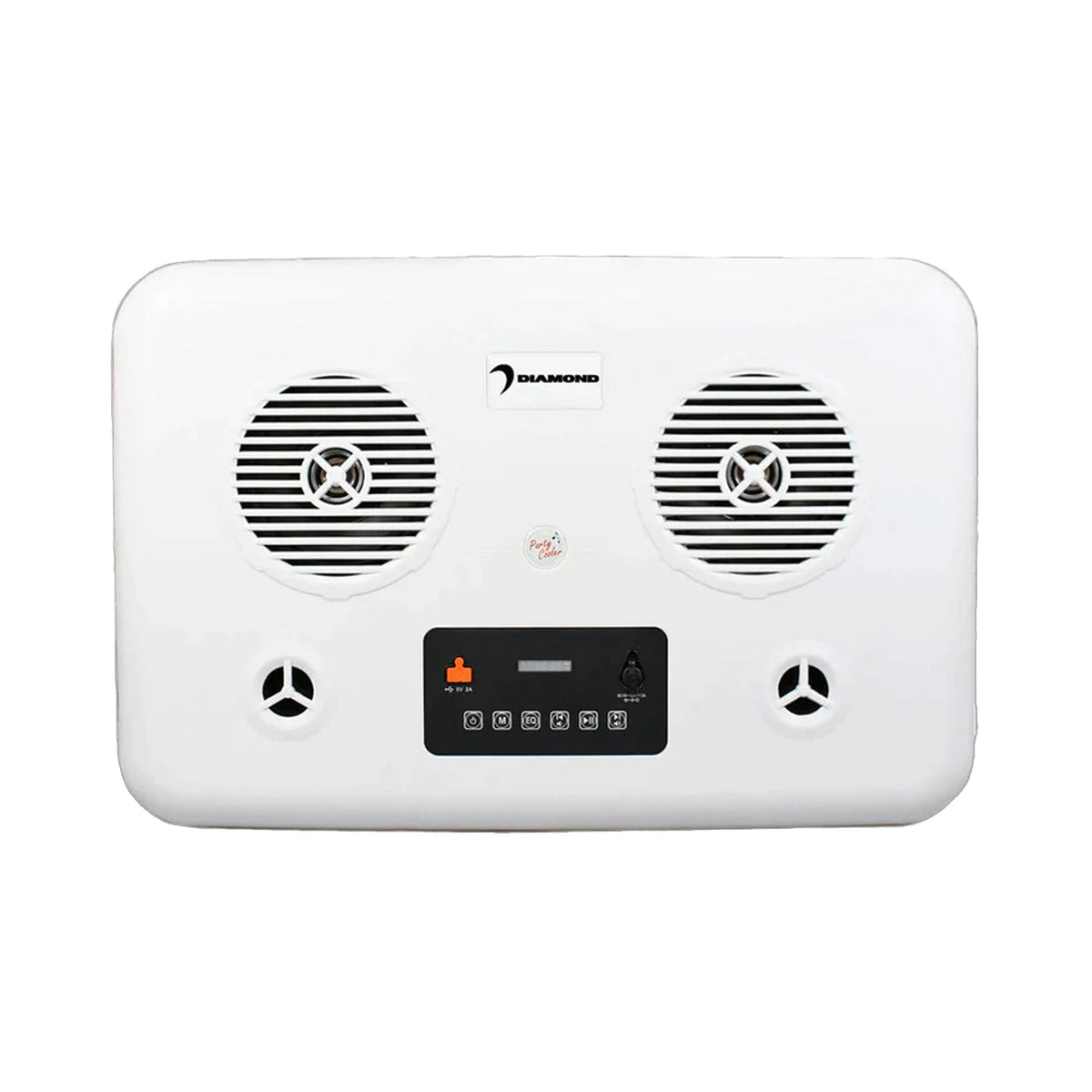 Diamond Audio Blue Cooler with 2-Way 6.5" Marine Grade Built-in Speakers - DACC65