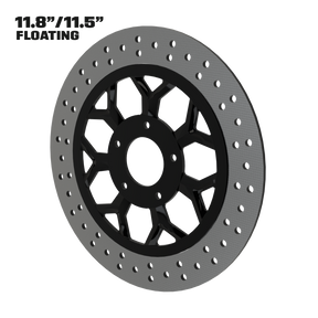 Deception 11" floating rotor in black