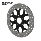 Deception 11" solid rotor in black