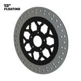 Deception 13" floating rotor in black
