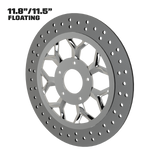 Deception 11" floating rotor in polished
