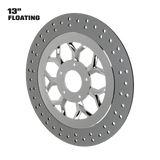 Deception 13" floating rotor in polished
