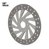 Derailed 11" solid rotor in polished