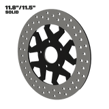 Diablo 11" solid rotor in black