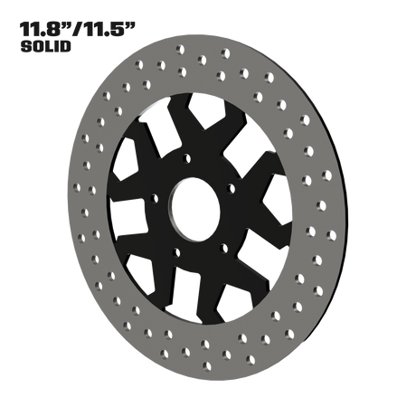 Diablo 11" solid rotor in black