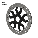 Diablo 13" solid rotor in black