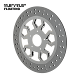 Diablo 11" floating rotor in polished