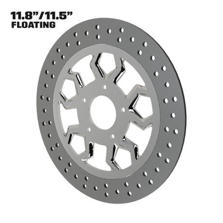 Diablo 11" floating rotor in polished
